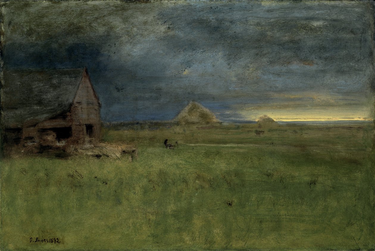 Die einsame Farm, Nantucket von George Snr. Inness