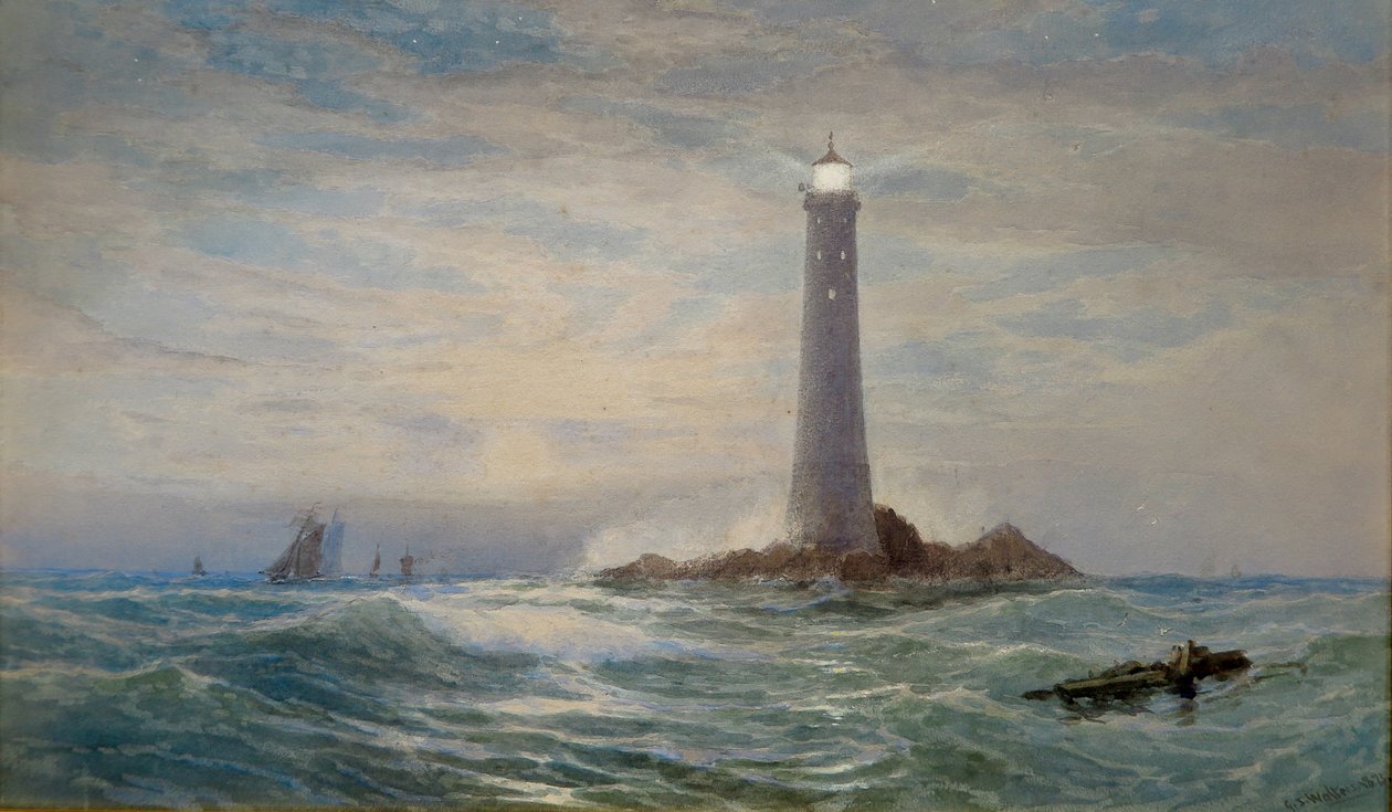 Der Eddystone-Leuchtturm von George Stanfield Walters