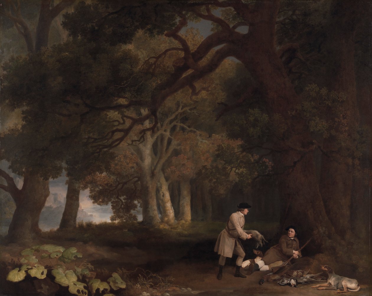 Eine Ruhepause nach dem Schießen von George Stubbs