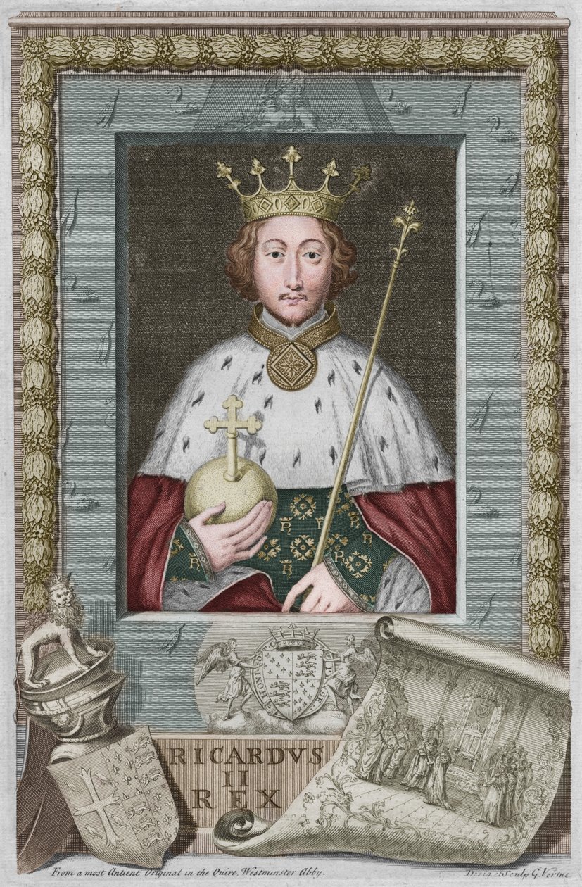 König Richard II., 1735 von George Vertue