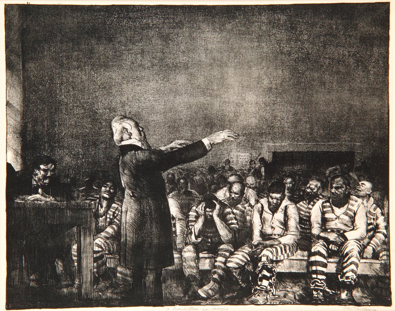 Segen in Georgia, 1916 von George Wesley Bellows
