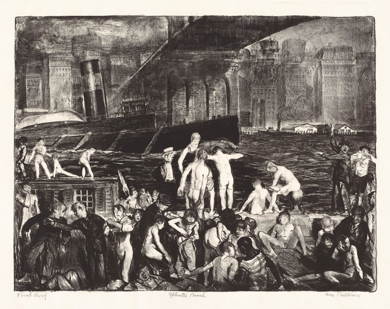 Splinter Beach, 1916 von George Wesley Bellows
