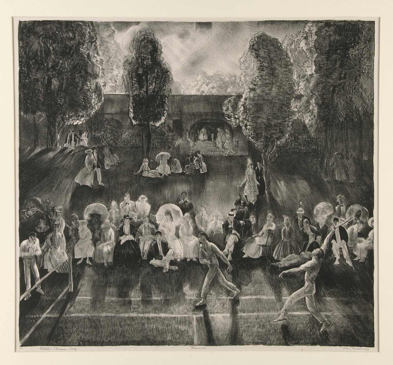 Tennis von George Wesley Bellows