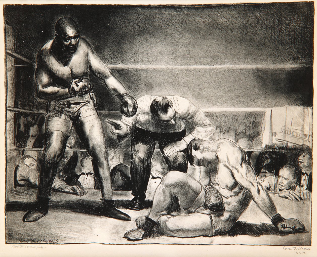 Die weiße Hoffnung, 1921 von George Wesley Bellows
