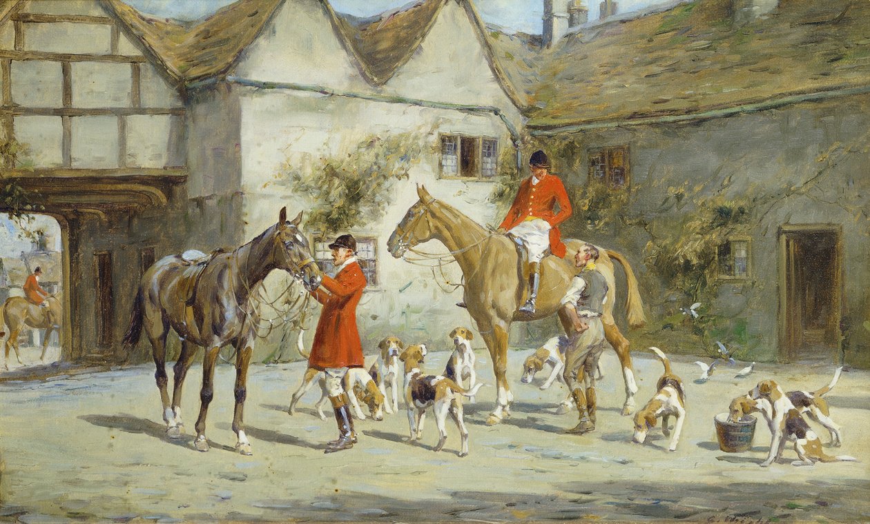 Vor der Jagd von George Wright