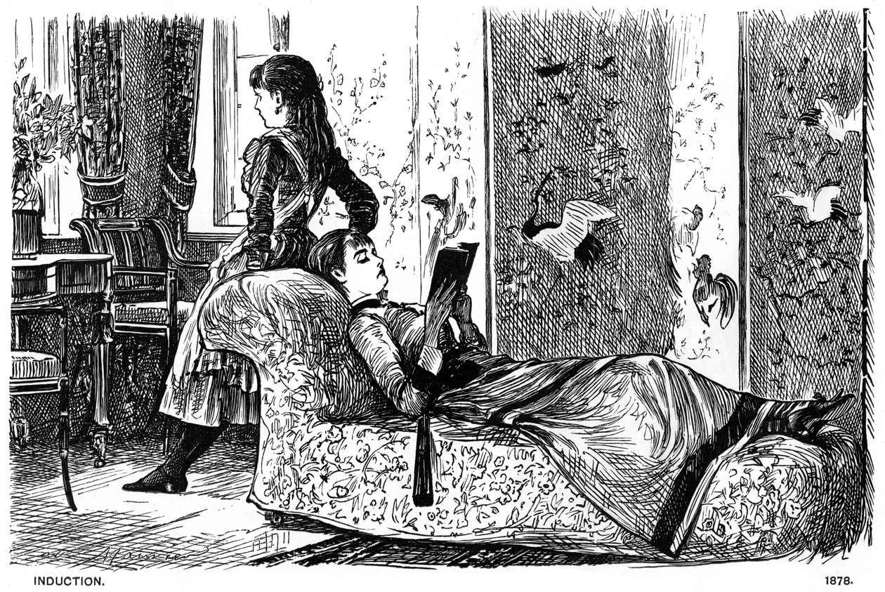 Induktion, 1878-1891 von George du Maurier
