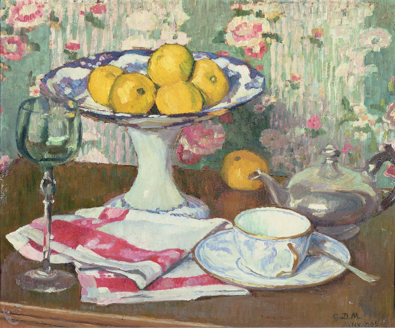 Stillleben mit einer Obstschale, 1905 von George Daniel de Monfreid