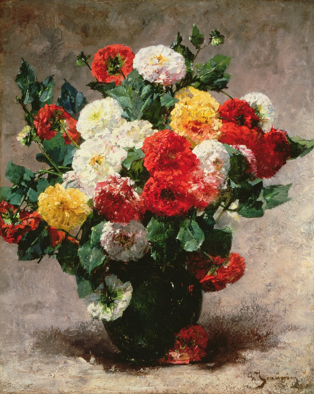 Nelken in einer Vase von Georges Jeannin