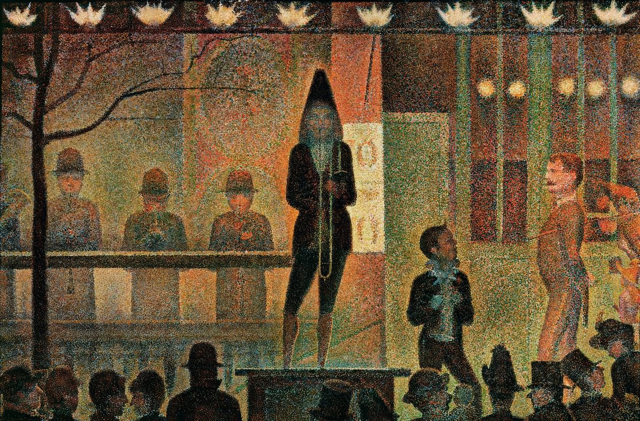 Die Zirkusparade von Georges Seurat