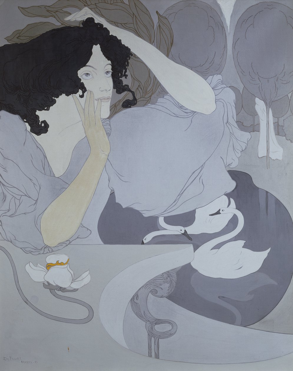 Ledas Tochter, 1896 von Georges de Feure