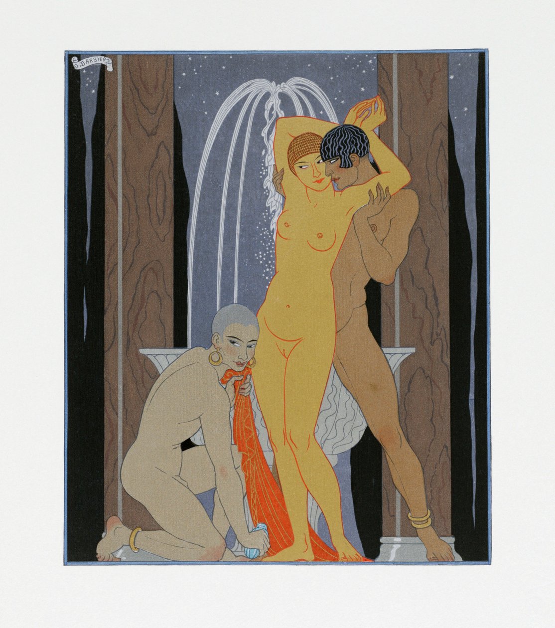 Clodia, unzüchtige Matrone von Georges Barbier