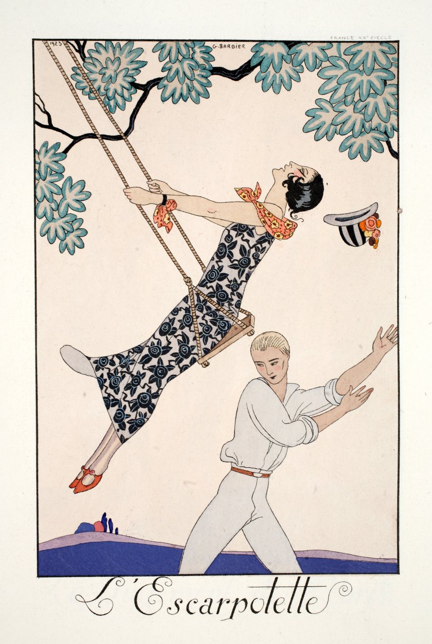 Die Schaukel von Georges Barbier