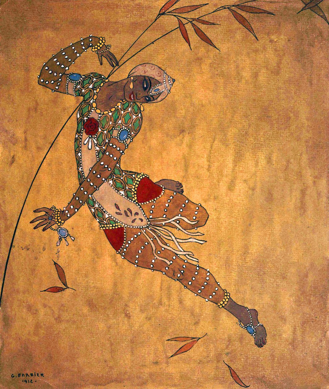 Vaslav Nijinsky (1889-1950) von Georges Barbier