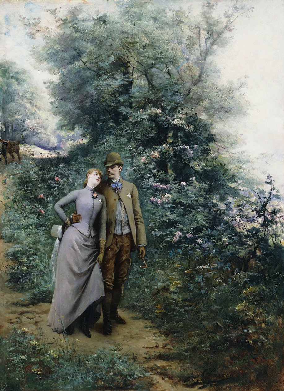 Die Liebenden von Georges Clairin