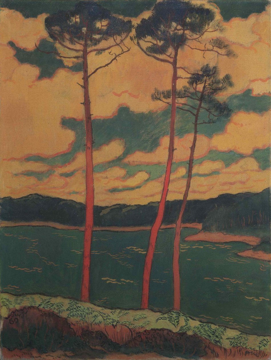 Les Pins rouges, 1888 von Georges Lacombe