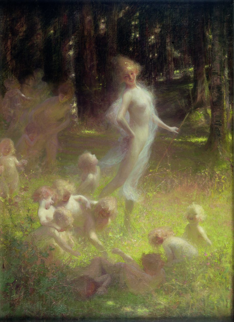 Fee und Kobolde im Unterholz von Georges Picard