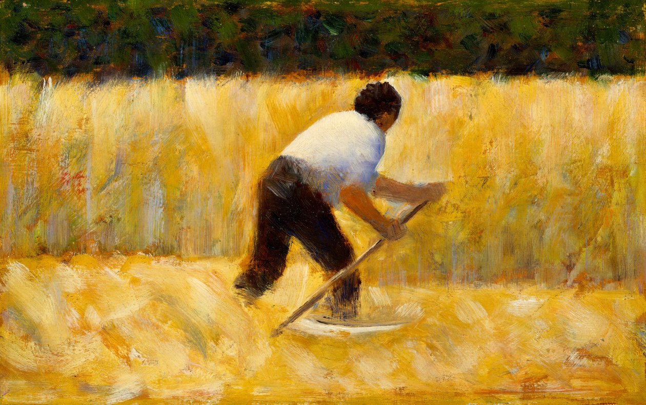 Der Mäher von Georges Pierre Seurat