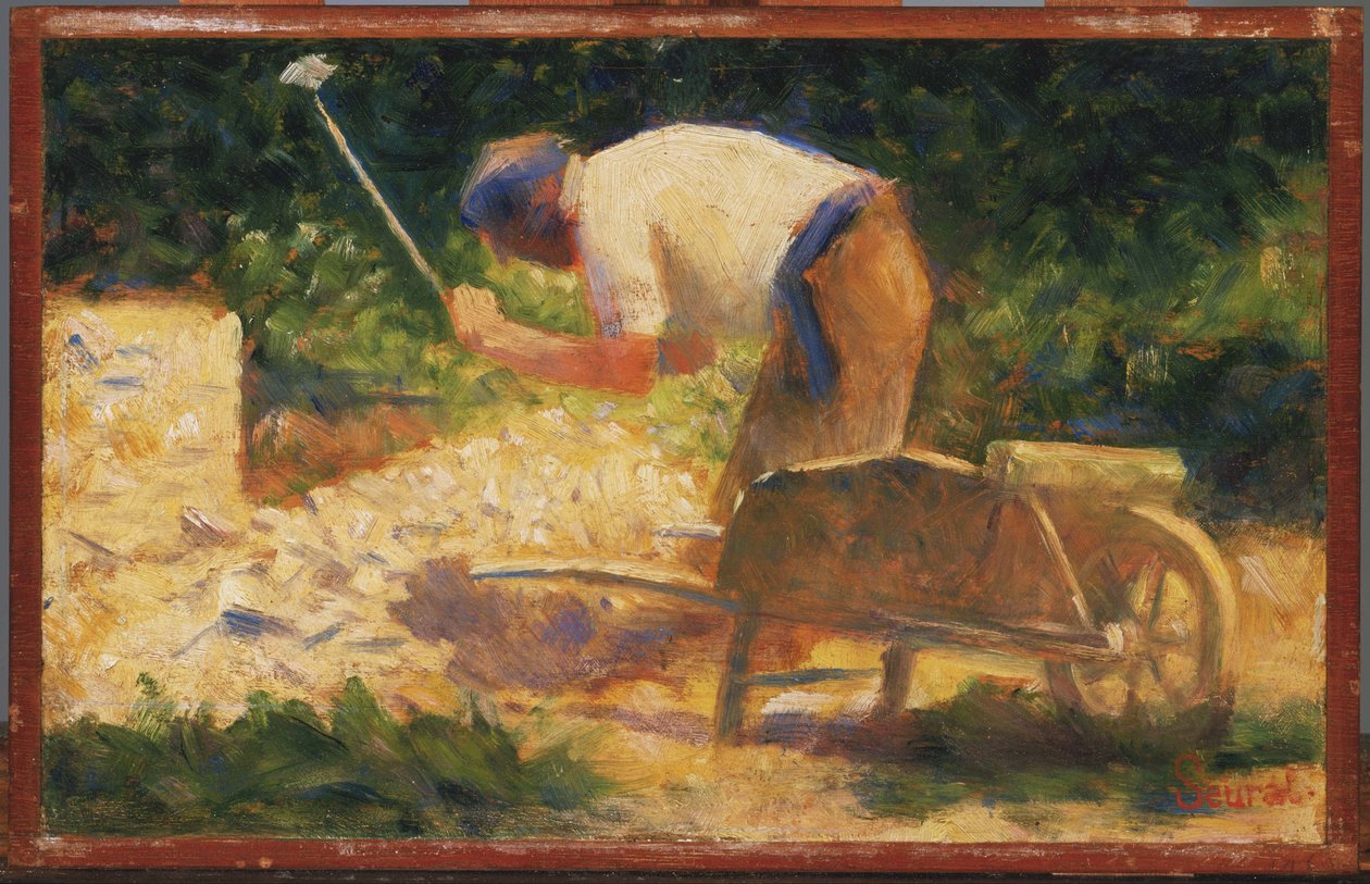 Der Steineklopfer von Georges Seurat