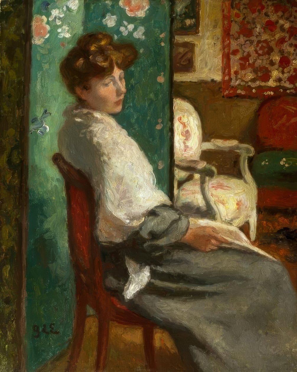 Sitzende Frau von Georges d Espagnat