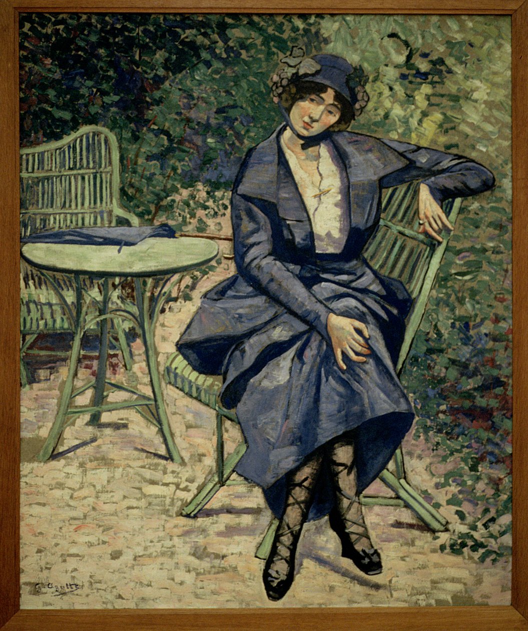 Das blaue Kleid von Georgette Agutte