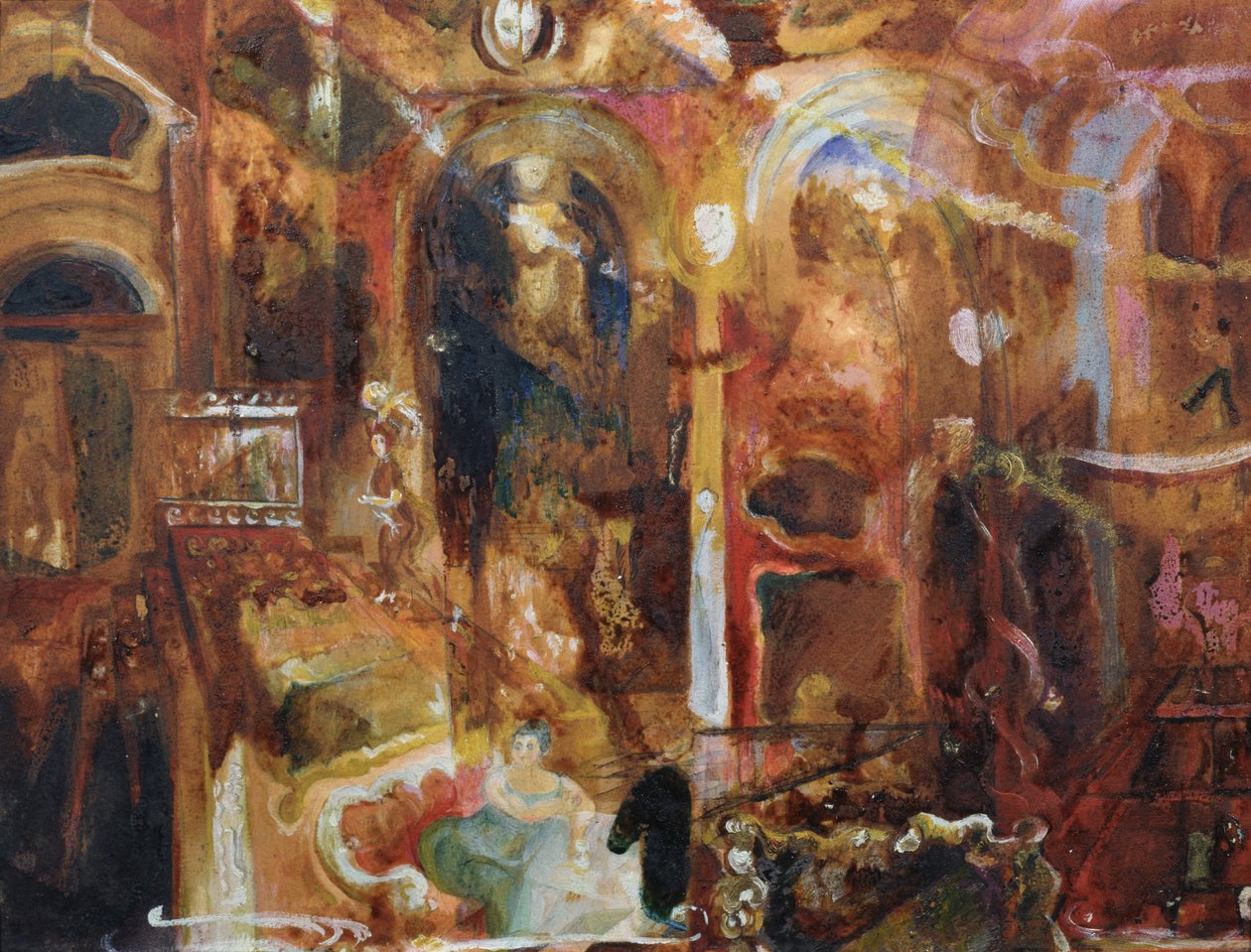 Café von Georgy Bogdanovich Yakulov