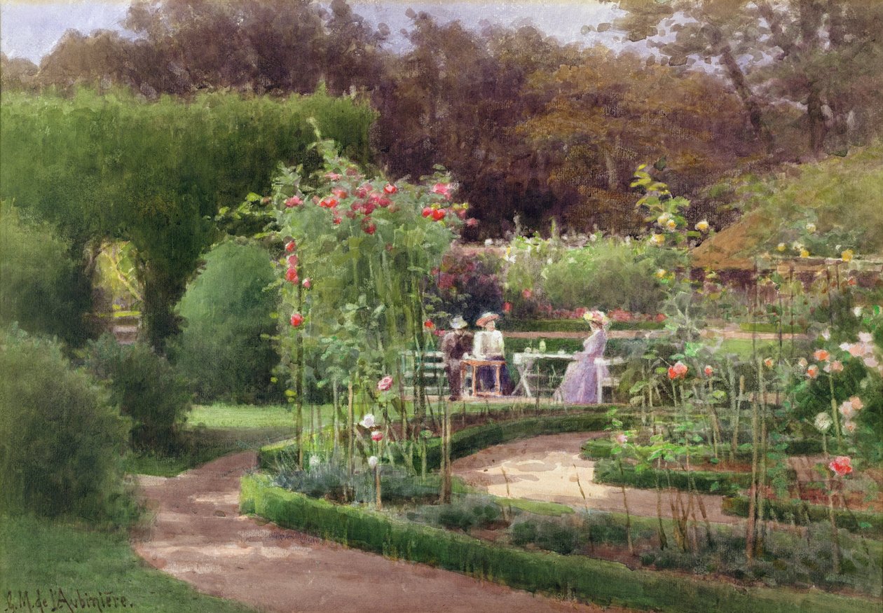 Nachmittagstee am Lorbeerbogen von Georgina M. de l
