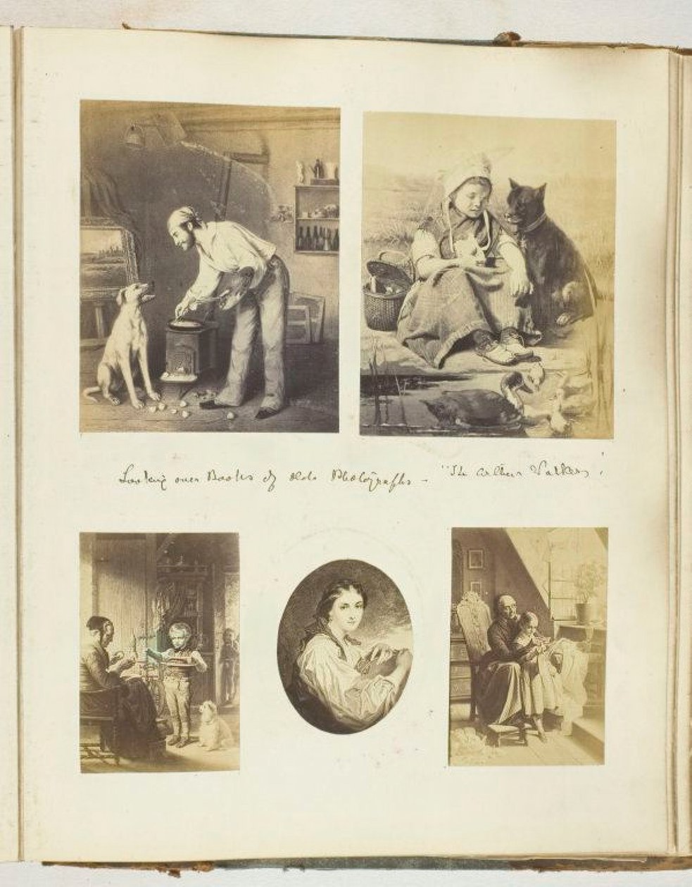 Ohne Titel [Seite mit Illustrationen], 1855-1868 von Georgina Cowper