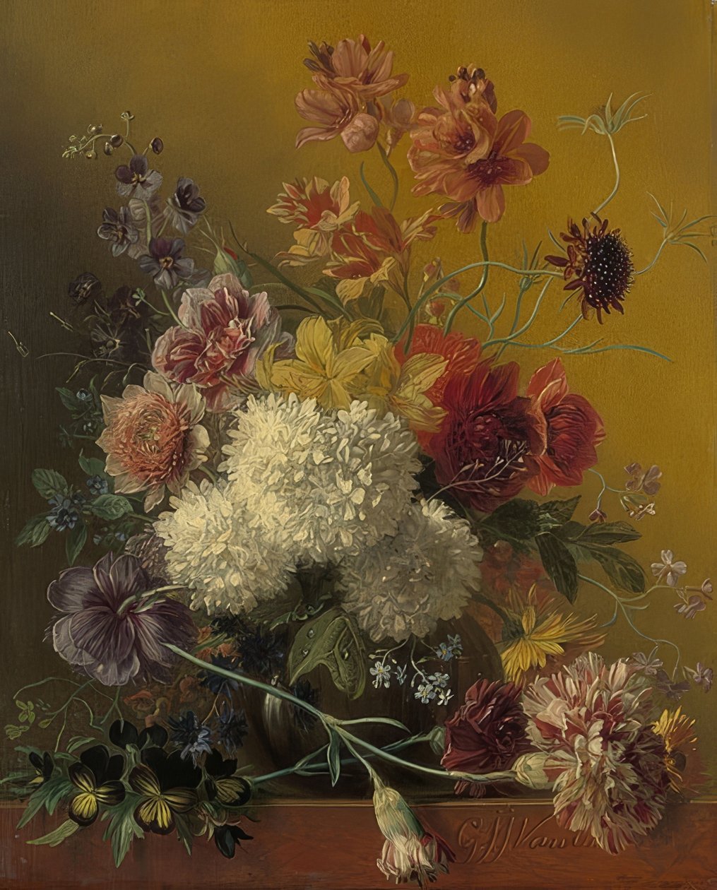 Blumenstillleben von Georgius Jacobus Johannes van Os