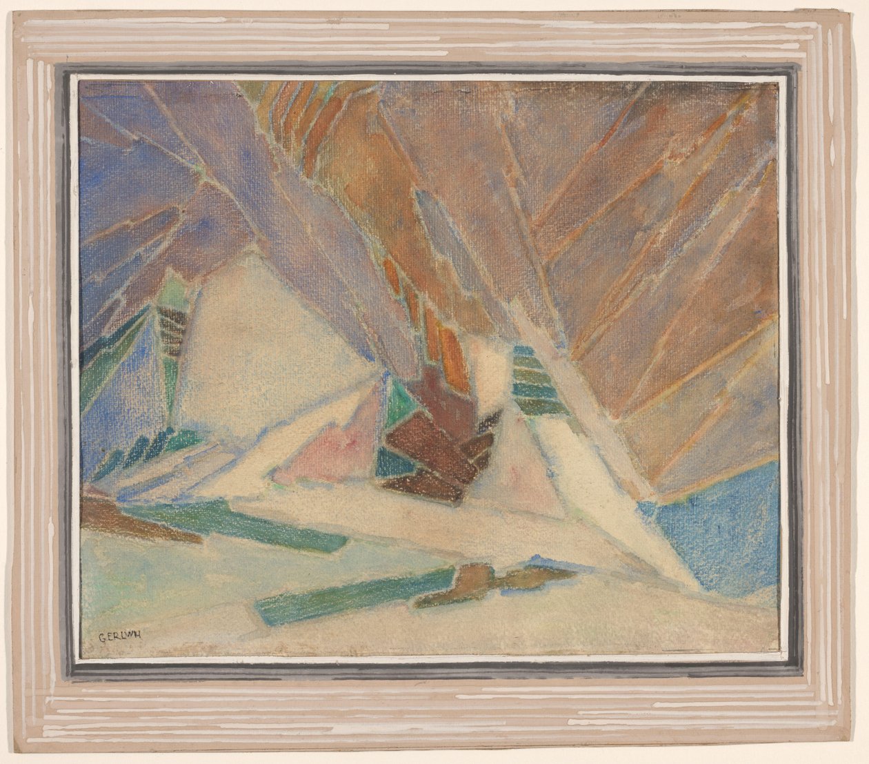 Titel unbekannt von Ger Ladage (signed by artist)