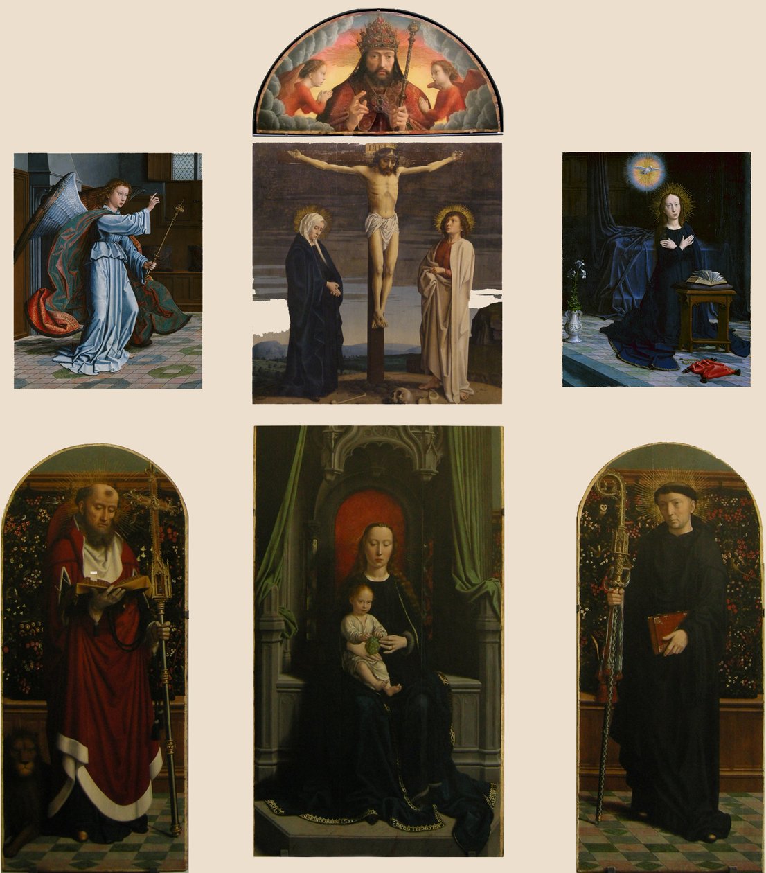 Cervara-Triptychon von Gerard David