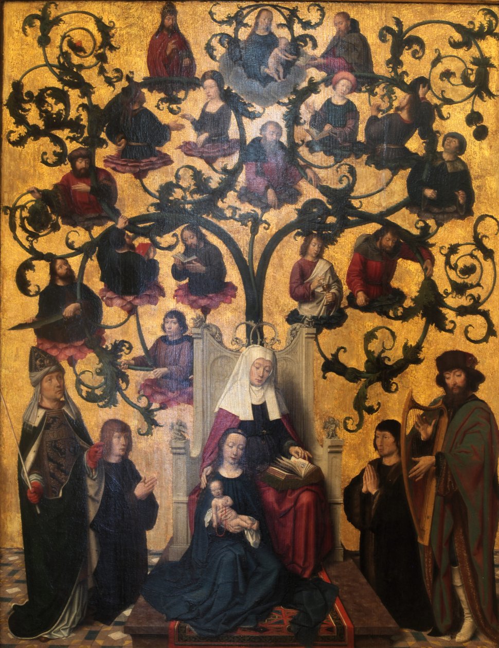 Stammbaum der Heiligen Anna von Gerard David
