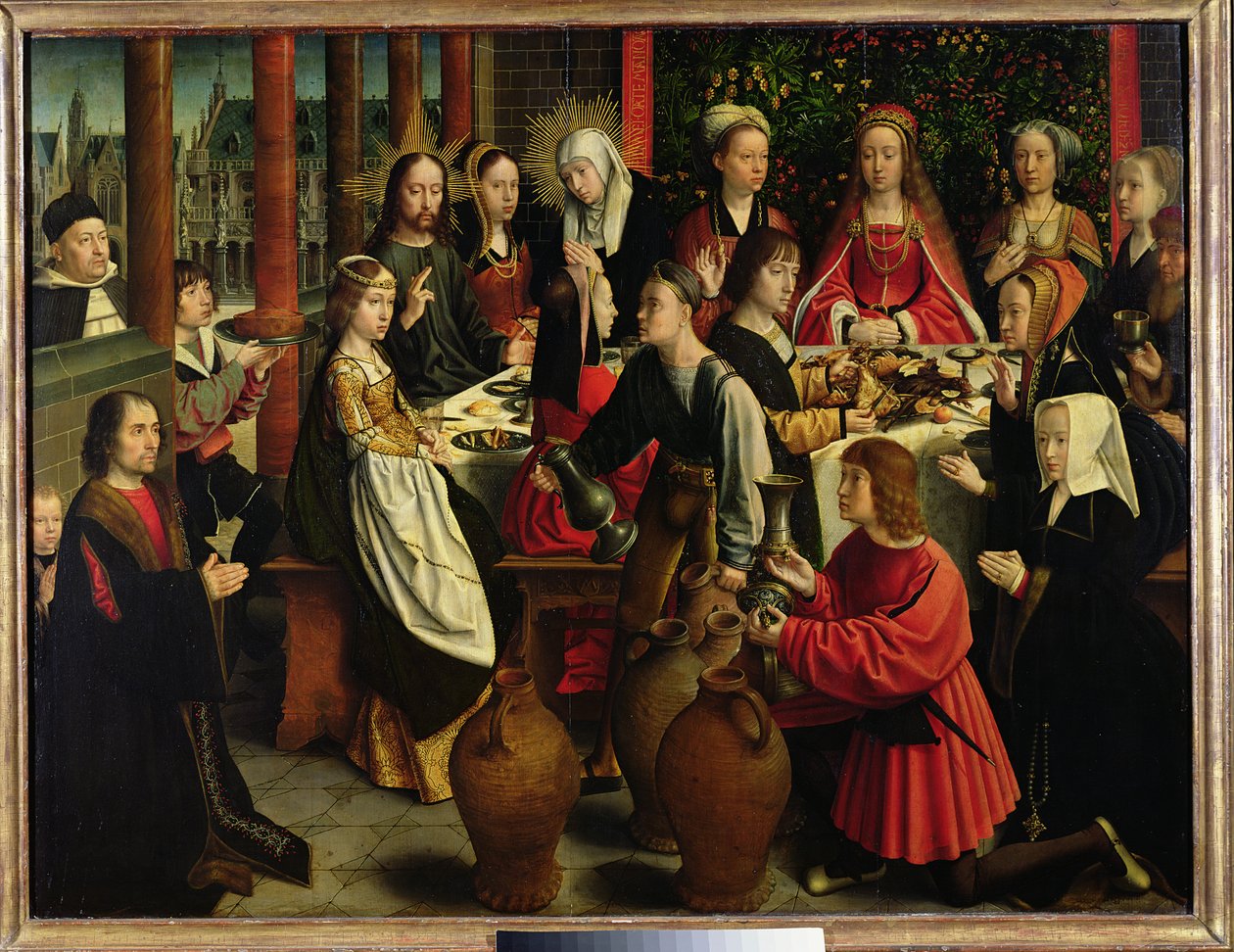 Das Hochzeitsfest zu Kana, ca. 1500-03 von Gerard David