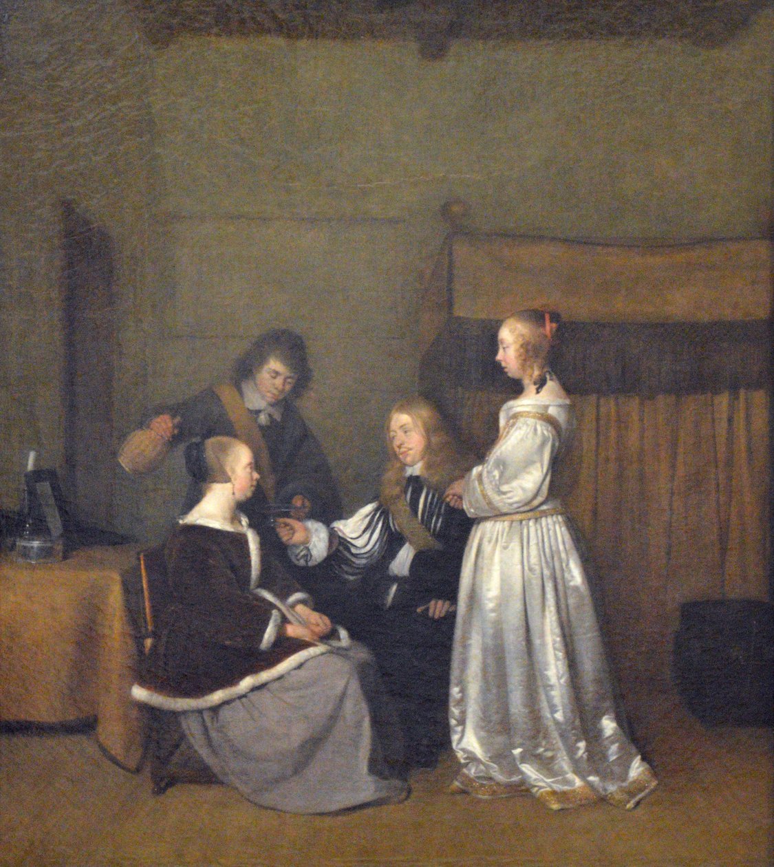 Galantes Gespräch von Gerard ter Borch