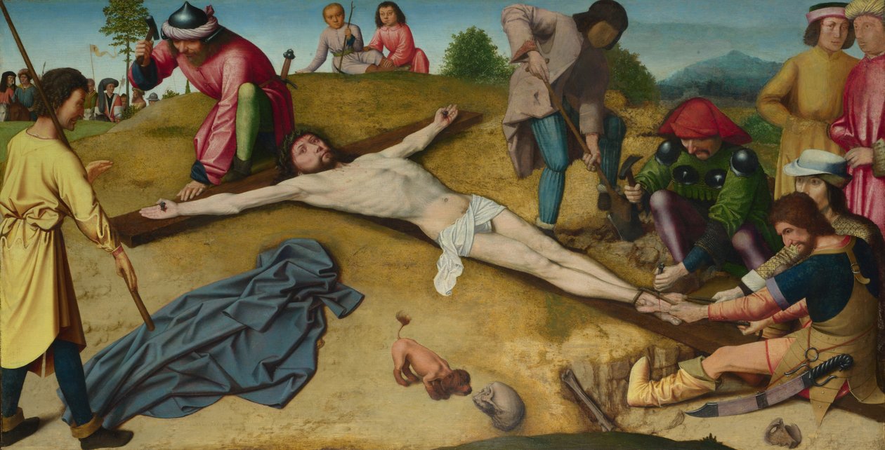 Christus am Kreuz, ca. 1481 von Gerard David