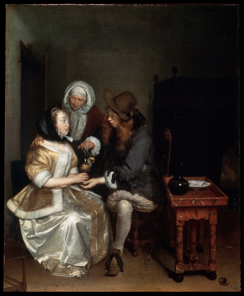 Ein Glas Limonade von Gerard Terborch II
