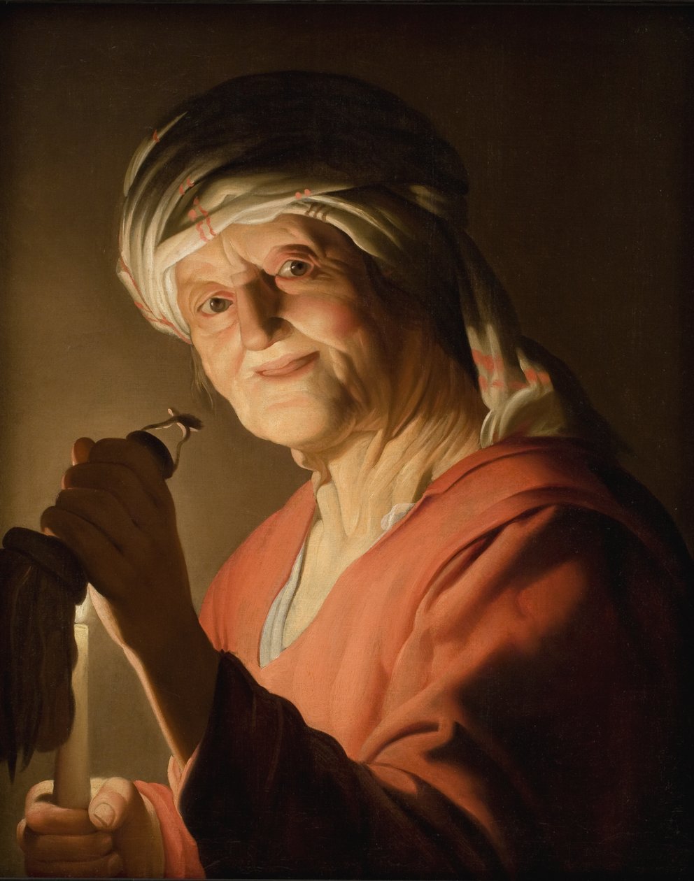 Eine alte Frau von Gerard van Honthorst