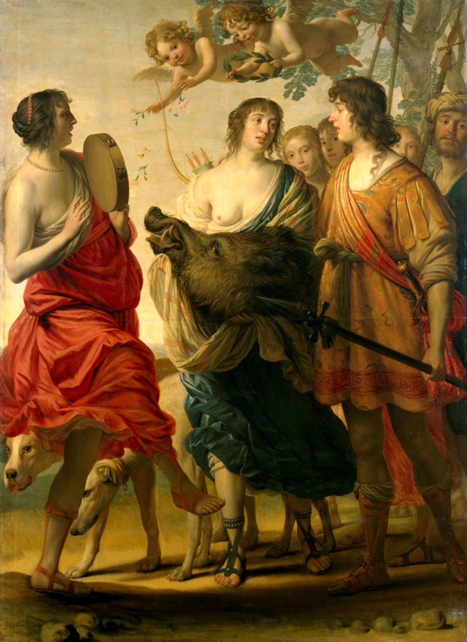 Meleager und Atalanta von Gerard van Honthorst