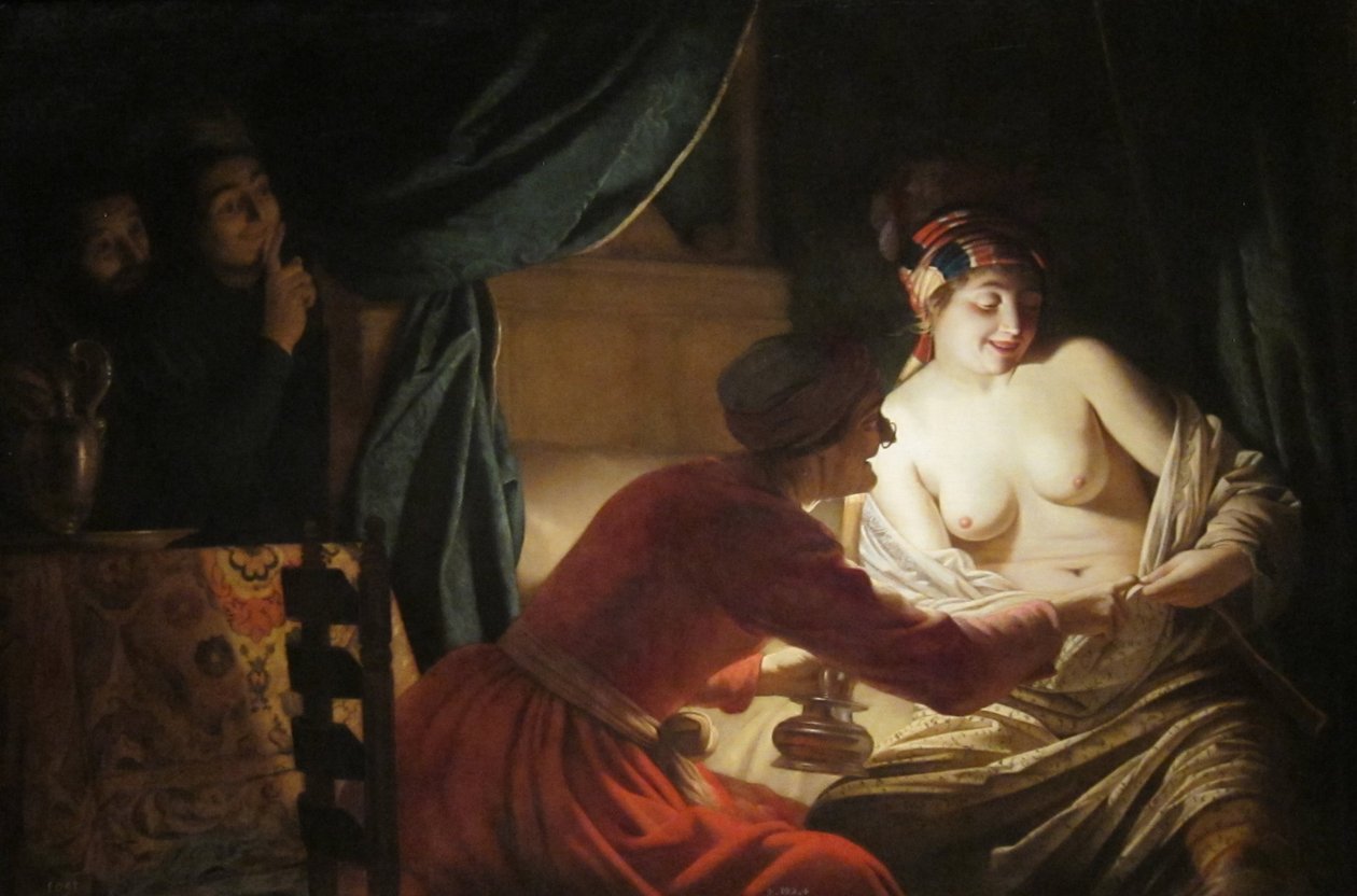 Die Flohjagd von Gerard van Honthorst
