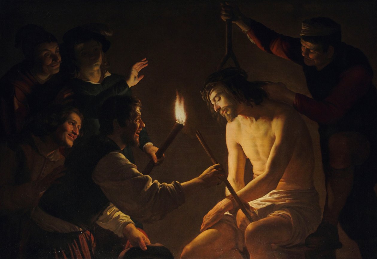 Die Verspottung Christi von Gerard van Honthorst