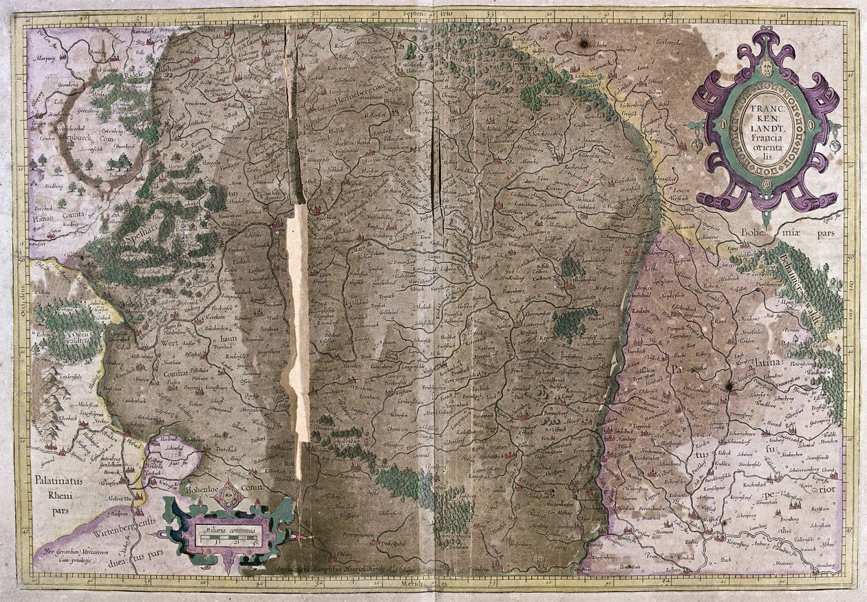 Frankreich (Gravur) von Gerardus Mercator