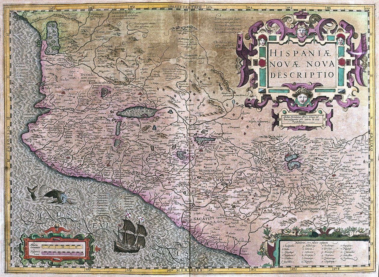 Mexiko von Gerardus Mercator