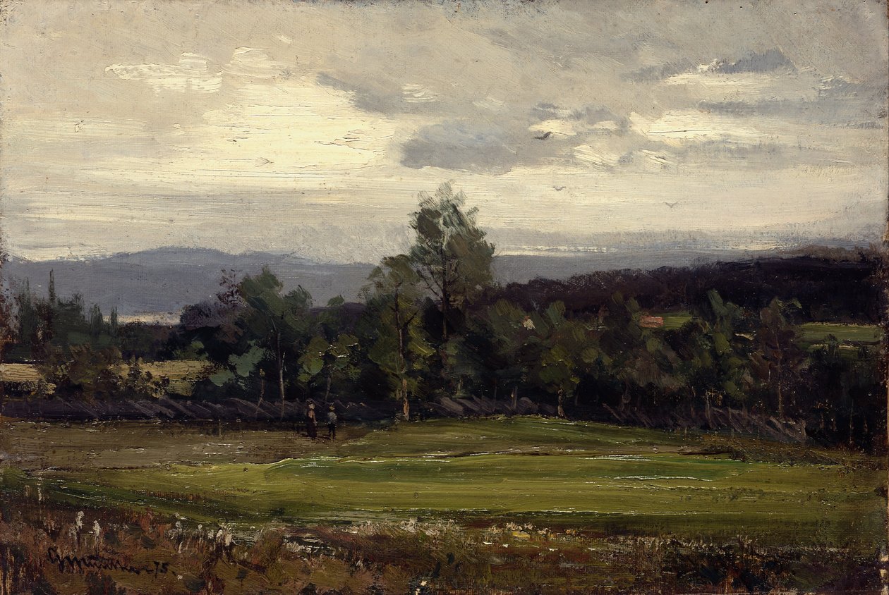 Felder in Hedmark im Sommer von Gerhard Peter Frantz Vilhelm Munthe