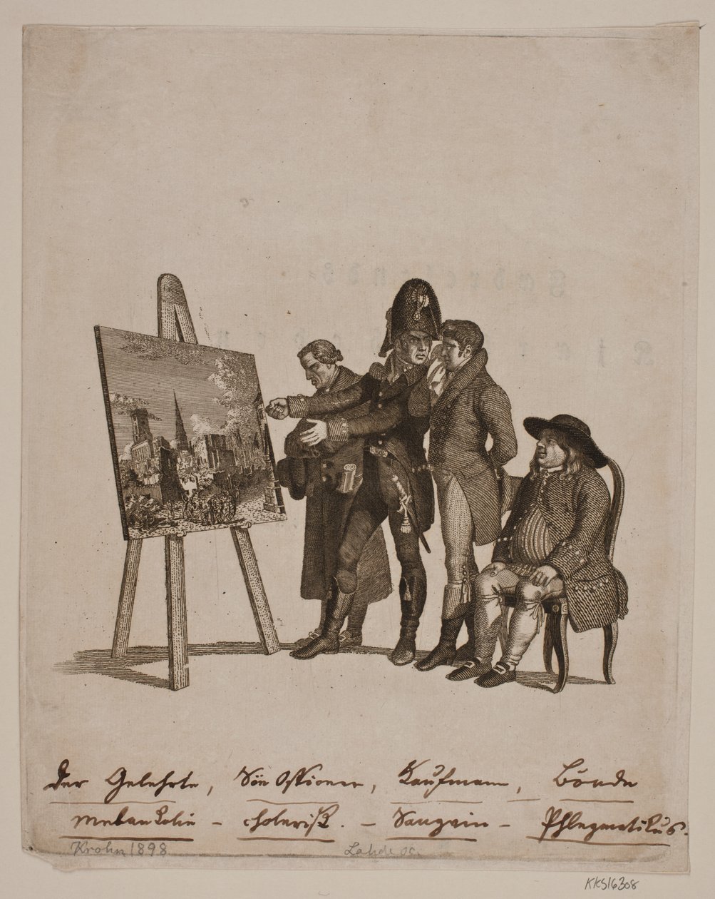 Die vier Temperamente von Gerhard Ludvig Lahde