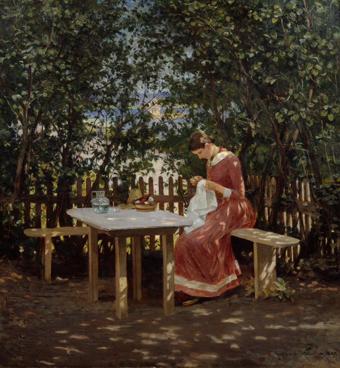 Im Sommerhaus von Gerhard Peter Frantz Vilhelm Munthe