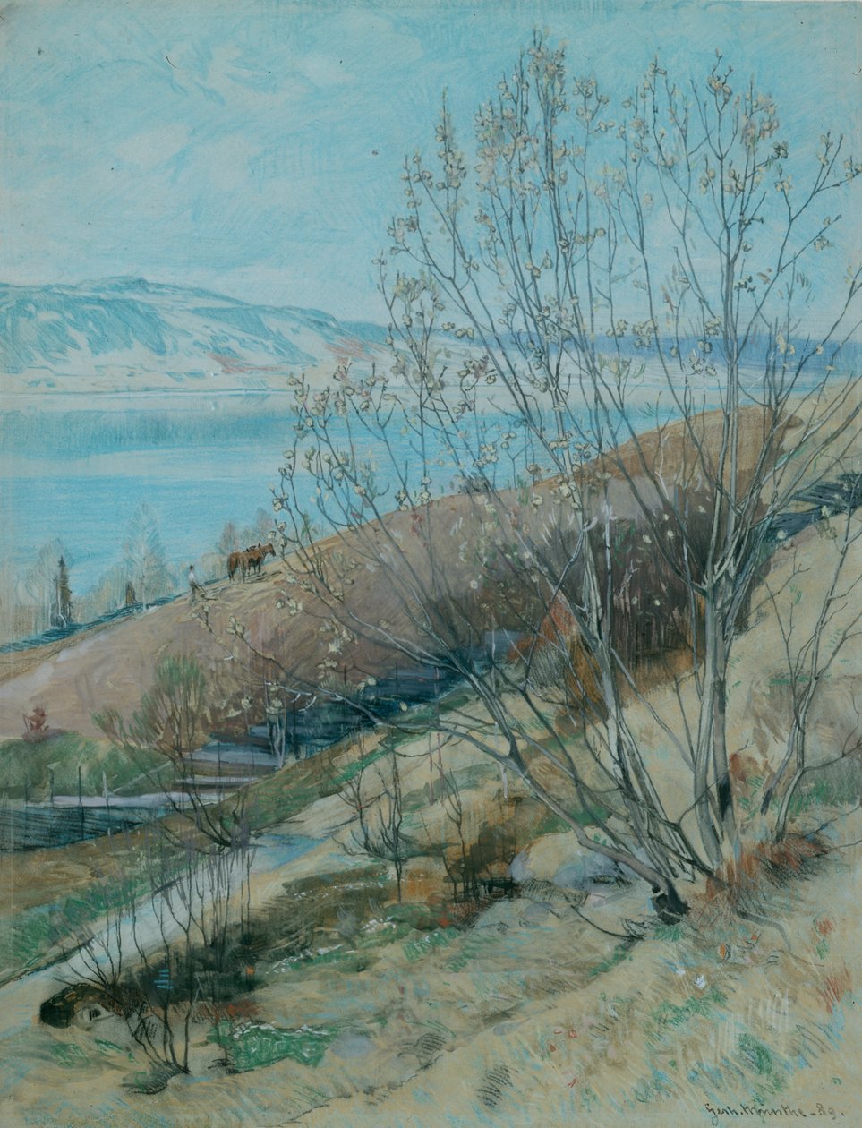Frühling von Gerhard Peter Frantz Vilhelm Munthe