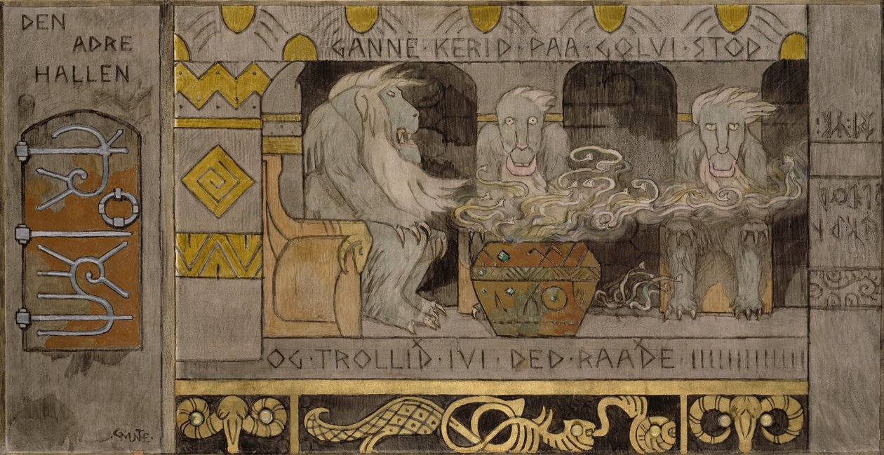 Die zweite Halle von Gerhard Peter Frantz Vilhelm Munthe
