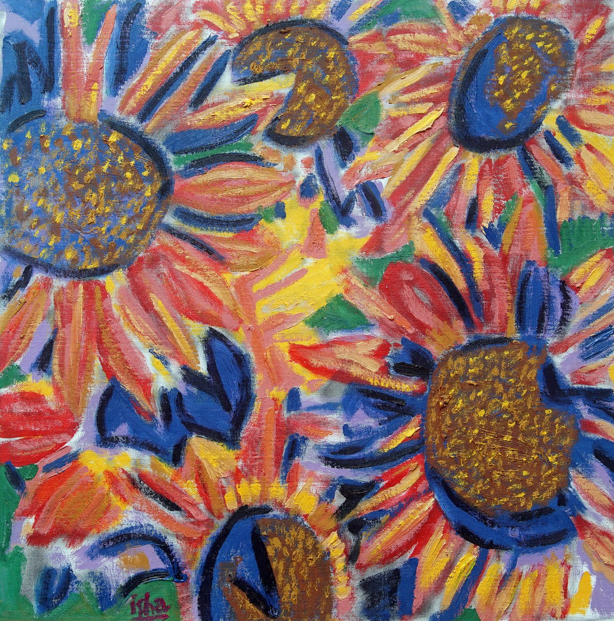Warme Sonnenblume, 2024 von Gerhardt Isringhaus