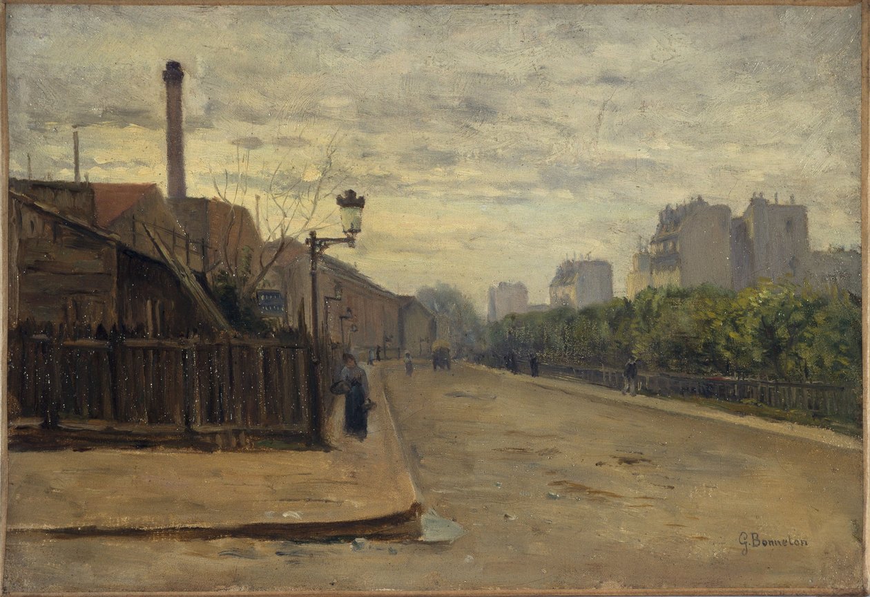 Rue Auguste-Cain, ca. 1900 von Germain Eugene Bonneton