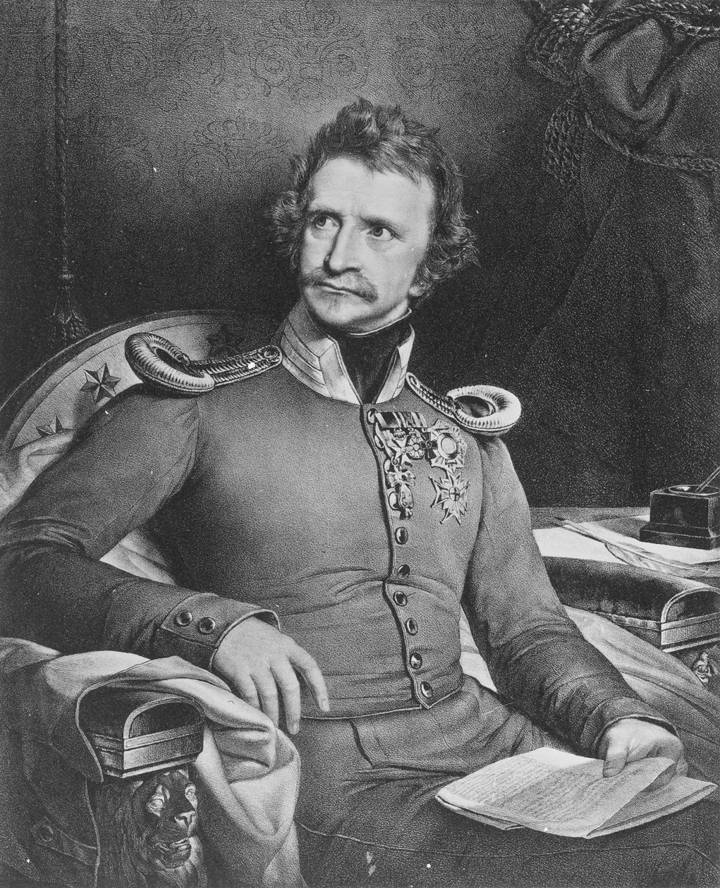 Ludwig I. von Bayern von German School
