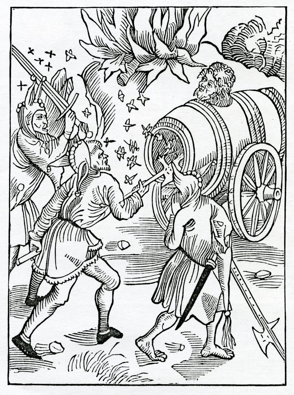 Von neidischen Narren, Illustration aus Alexander Barclays englischer Übersetzung von 